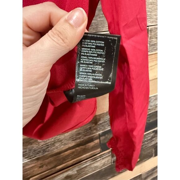 Anthropologie Structured Long Sleeve Top Size medium - Picture 6 of 9